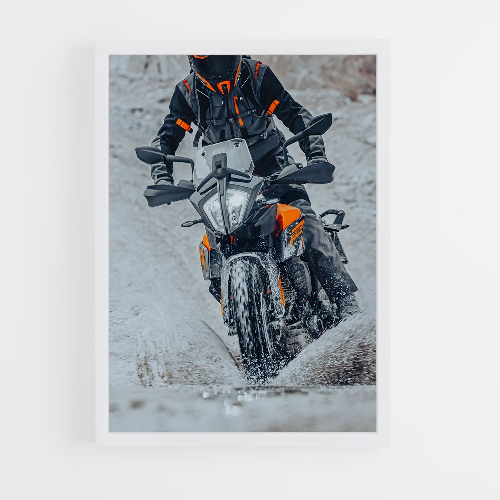Poster MotoSplash – affiche KTM Moto (vue 3)